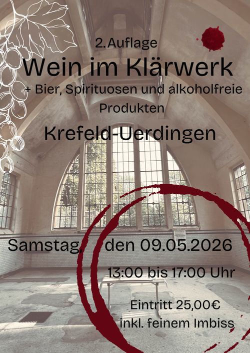 Wein im Klärwerk, die Weinmesse