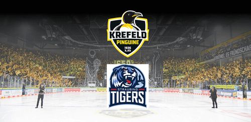 Krefeld Pinguine vs. Straubing Tigers - Spieltag 50