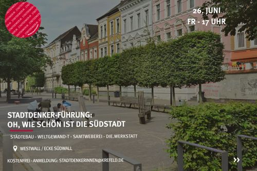 Stadtdenker-Führung: Oh, wie schön ist die Südstadt