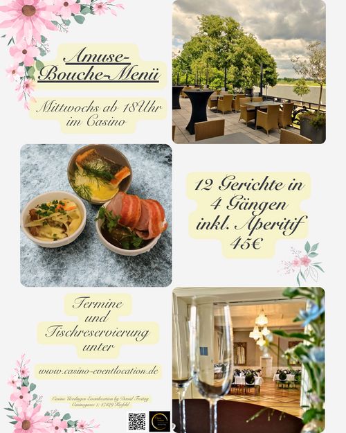 Amuse-Bouche Menü im Casino-Eventlocation