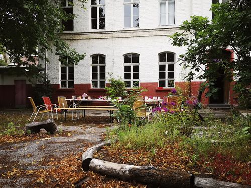 Pausenhof Jahresausstellung