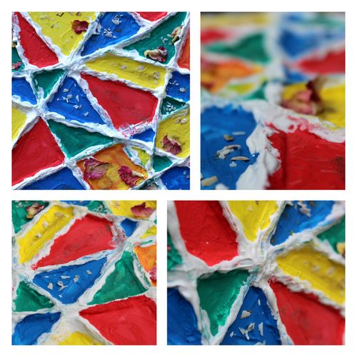 Workshop bunte Reliefbilder für Kinder ab 8 Jahren  im JuSt-Lädchen