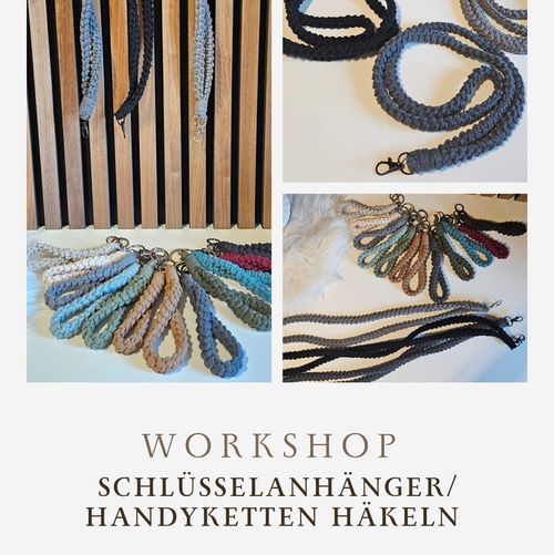 Häkelworkshop Schlüsselanhänger/ Handykette mit Henriette Brombeere