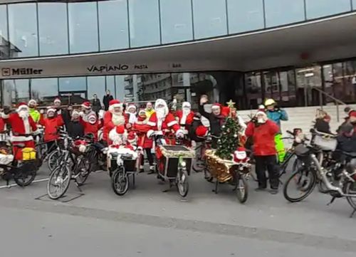 Zubringer zum Weihnachtsradeln in Mönchengladbach