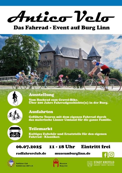 Antico Velo – Das Fahrrad-Event auf Burg Linn