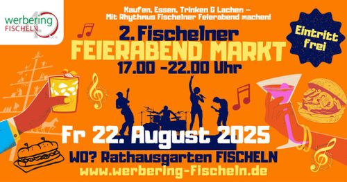 Zweiter Fischelner Feierabendmarkt Rathausgarten