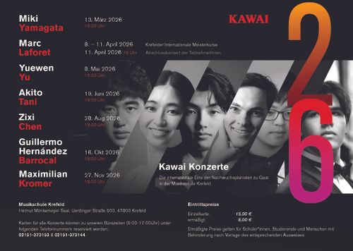 Kawai Konzert Maximilian Kromer