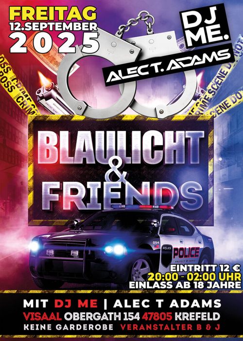 Blaulicht Party Krefeld