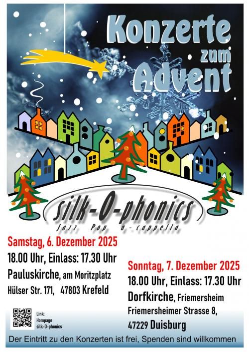 Weihnachtskonzert der silk-O-phonics