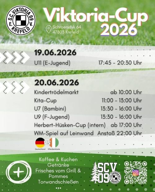 Viktoria-Cup und WM Public Viewing