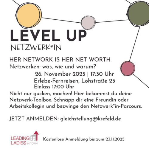LEVEL UP - Netzwerker*in