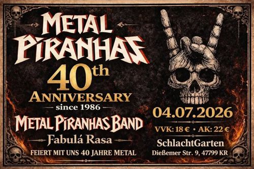 40 Jahre Metal Piranhas