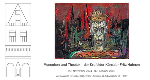 Eröffnung: AUSSTELLUNG „Menschen und Theater – der Krefelder Künstler Fritz Huhnen