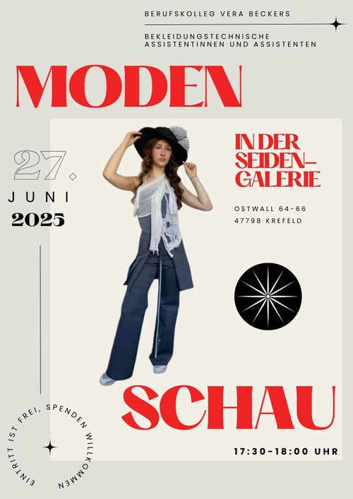 Modedefilee in der Seidengalerie Krefeld