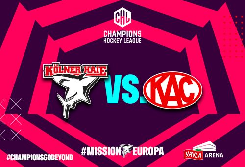 Kölner Haie - KAC Klagenfurt - Champions Hockey League