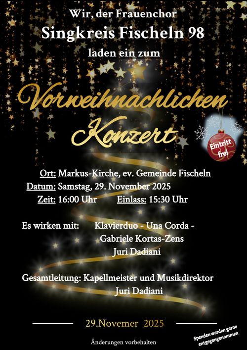 Vorweihnachtliches Konzert