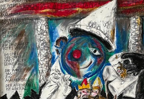 WILL CASSEL Ausstellung: MASKENBALL
