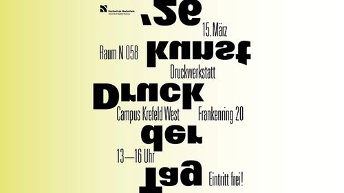 »Tag der Druckkunst 2026« in designkrefeld