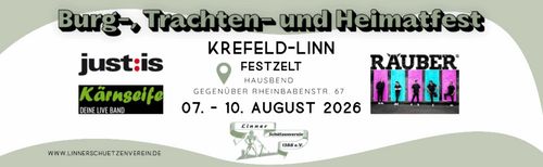 Burg-, Trachten- und Heimatfest Krefeld-Linn 2026