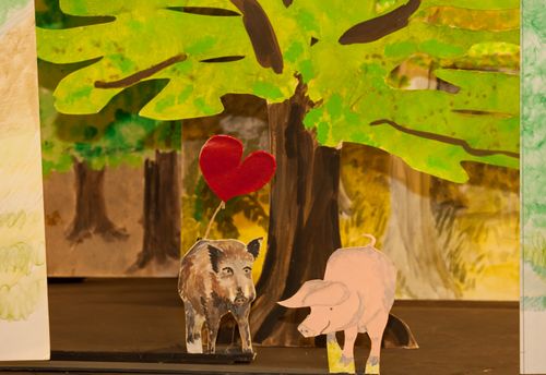 Papiertheater – “Schwein gehabt”