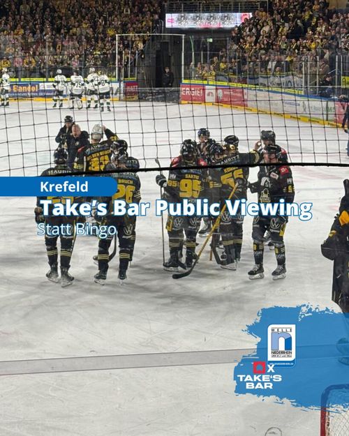 Take's Bar Public Viewing Krefeld Pinguine | Fr. 24.04