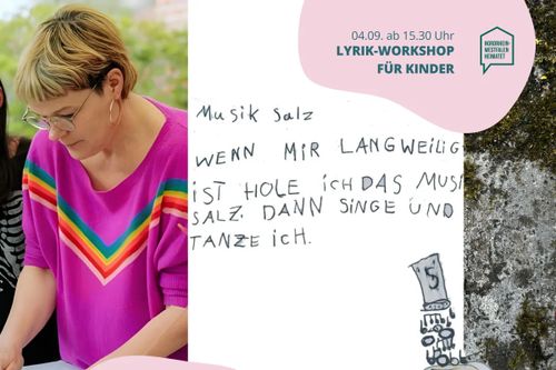 Home Stories Weekend: Lyrik-Workshop für Kinder