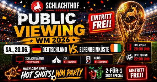 ⚽PUBLIC VIEWING⚽Deutschland – Elfenbeinküste