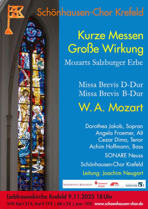 Schönhausen-Chor: Kurze Messen, große Wirkung – Mozarts Salzburger Erbe