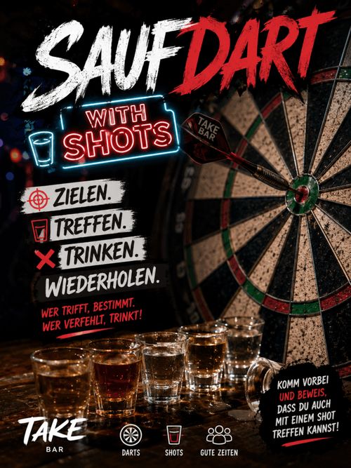 Saufdart mit Shots