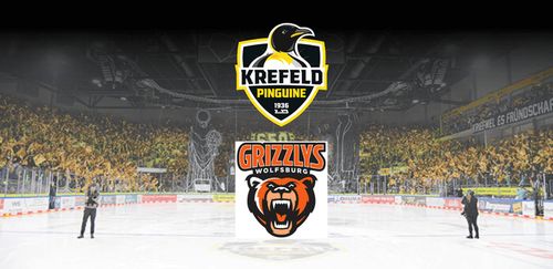 Krefeld Pinguine vs. Grizzlys Wolfsburg - Spieltag 29