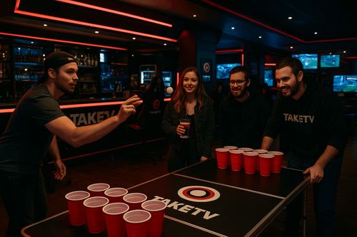Beer Pong Turnier x WM Public Viewing