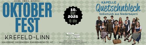 Linner Oktoberfest 2025 – Oans, zwoa, drei, gsuffa!