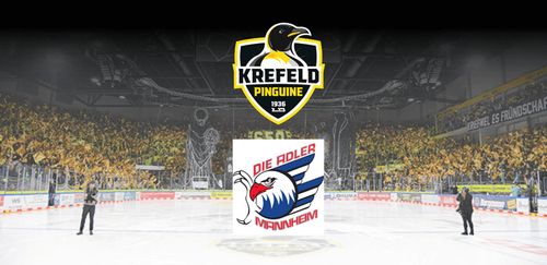 Krefeld Pinguine vs. Adler Mannheim - Spieltag 33