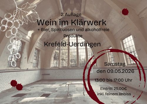 Wein im Klärwerk