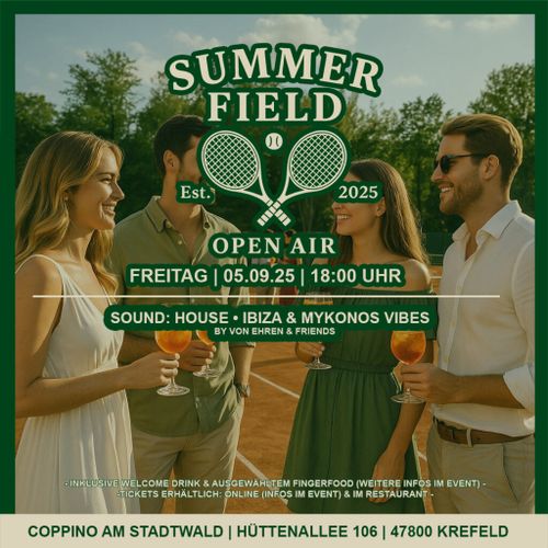 Summer Field - Open Air | Fr. 05.09.2025 | Coppino Krefeld (am Stadtwald)
