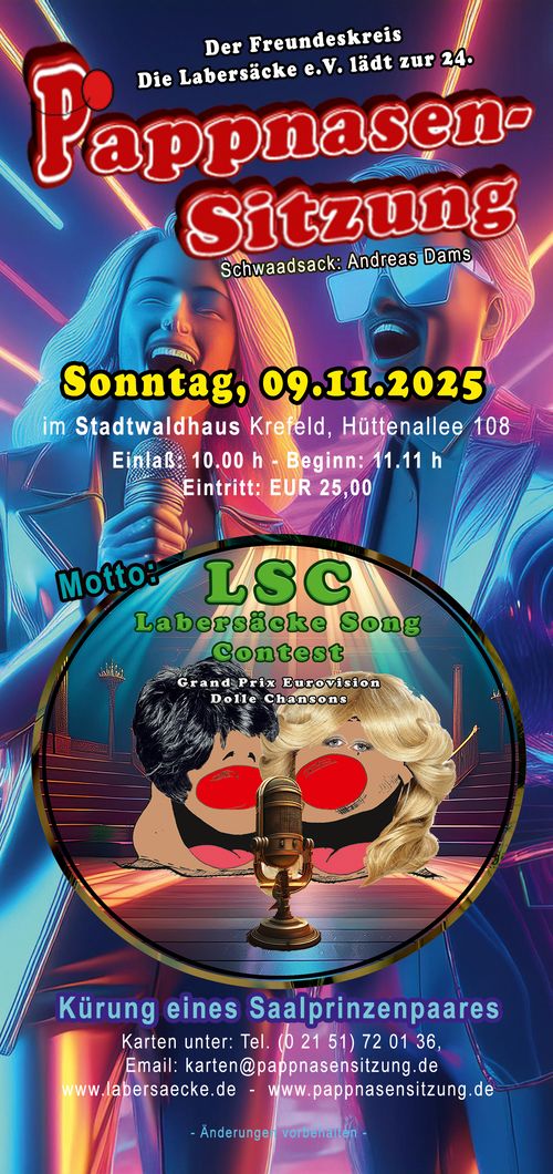 24. Pappnasensitzung