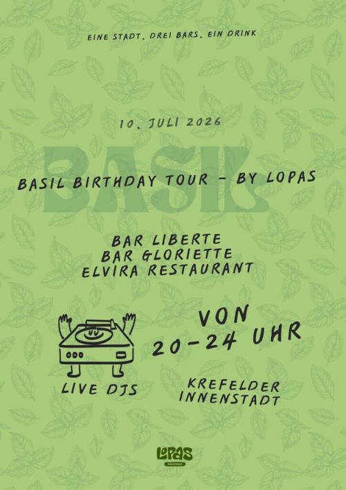 Lopas Gin Basil Smash Bar Tour