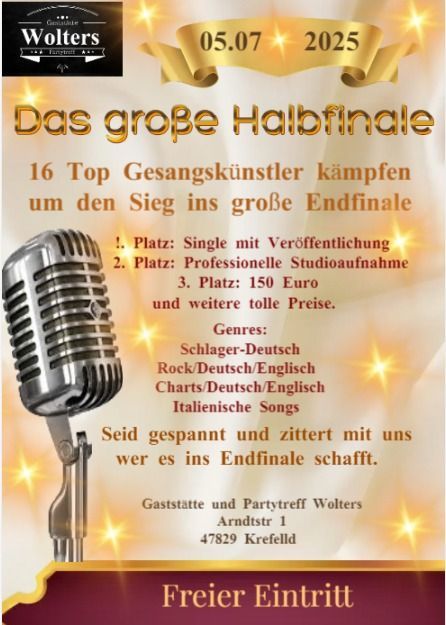 Talentwettbewerb Halbfinale