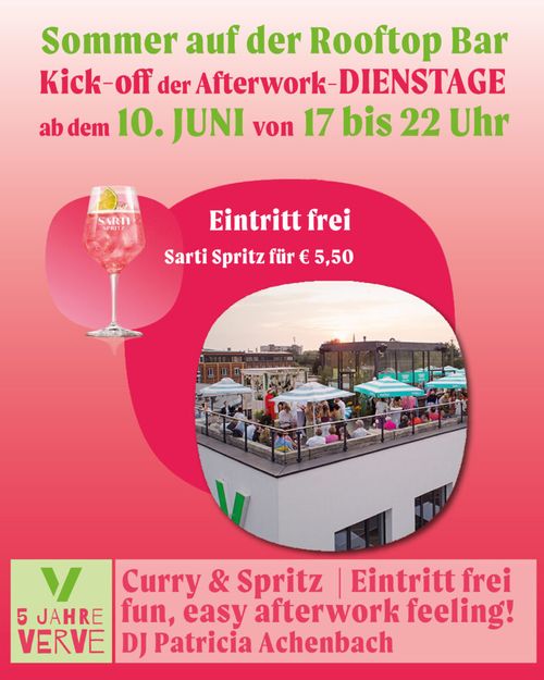Rooftop-Sommer in der VERVE – Start am 10. Juni