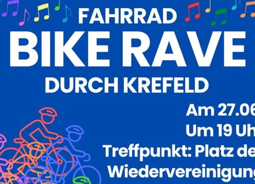 Bike Rave durch Krefeld