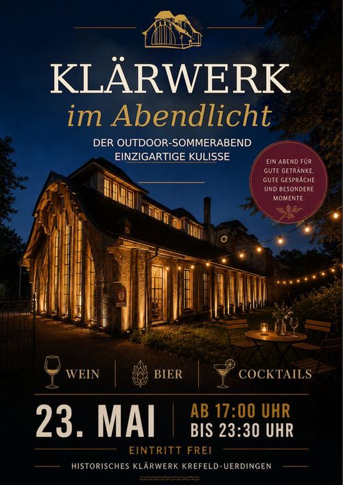 „Klärwerk im Abendlicht“