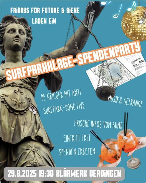 SURFPARK-KLAGE-SPENDENPARTY