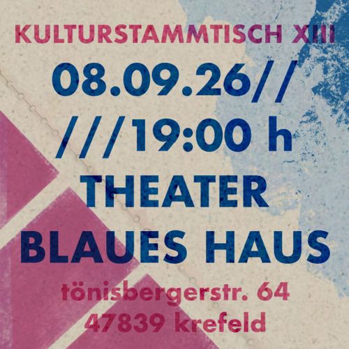 13. Krefelder Kulturstammtisch